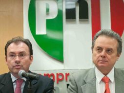 Esperan emitir un pronunciamiento final ante la presencia del Secretario de Hacienda Videgaray y su hómologo de Energía Joaquín Coldwel ARCHIVO /