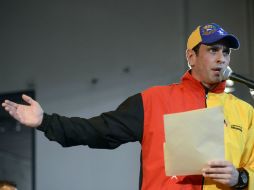 El líder opositor en Venezuela aceptó el reto de debatir con Nicolás Maduro y propuso hacerlo este fin de semana. ARCHIVO /