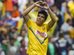 Luis Mendoza fue la figura de las Águilas en el triunfo ante el Morelia. AP /