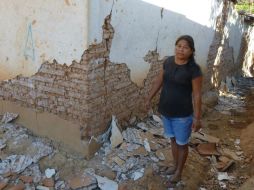 Varias viviendas resultaron afectadas por el sismo en Guerrero; muchas de ellas ya son pérdida total. ARCHIVO /