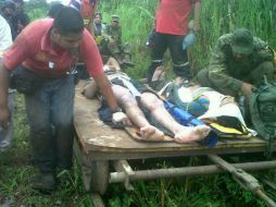 En la zona Huimanguillo continúa el rescate de heridos. Foto de Protección Civil Tabasco. ESPECIAL /