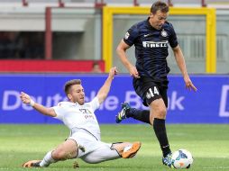 Acción del partido celebrado en el estadio 'Guiseppe Meazza' EFE /