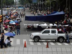 La Canaco-Servytur señala que las manifestaciones de la CNTE obstaculizan el desarrollo de la actividad económica en la capital. NTX /