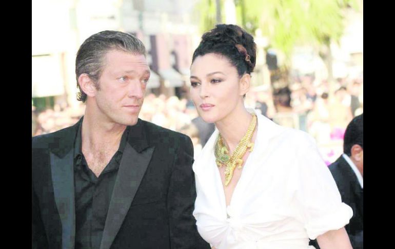 La pareja se conoció en 1995 en el rodaje de ''L'appartement'', de Gilles  Mamouni. ESPECIAL /