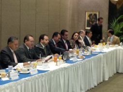 En la imagen, el Consejo Agropecuario de Jalisco durante sesión ordinaria.  /