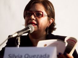 La investigadora literaria Silvia Quezada durante la presentación del libro. EL INFORMADOR /