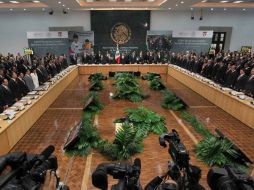 El presidente municipal participó en la XXXIV sesión del Consejo Nacional de Seguridad Pública del día de ayer. ARCHIVO /