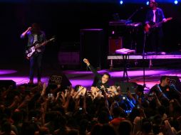 Motel prendió el ánimo de los asistentes al evento.  /