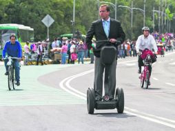 Los habitantes de la Ciudad de México se ingenian para esquivar los cierres de los maestros de la CNTE. NTX /