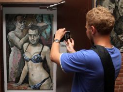 El artista interpreta el secuestro de los cuadros como una ''censura al arte''. ESPECIAL /