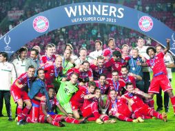 Cuarto título en 2013. Imagen ya constante del Bayern, que este año conquistó la Champions, la Bundesliga y la Copa de Alemania. AP /