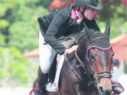 Juan Pablo Gaspar se llevó el tercer sitio de la prueba estelar del sábado a lomos de ''Puertas Catena'' EL INFORMADOR /