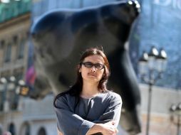 La obra de Li Chen mira hacia el futuro y evoca problemáticas contemporáneas para reconciliar tradición y modernidad. AFP /