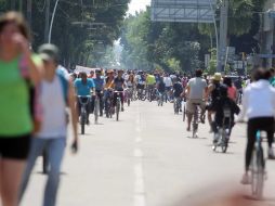 La Vía RecreActiva cuenta con una asistencia anual de cuatro millones de personas. ARCHIVO /