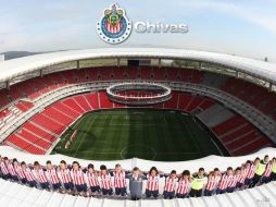 Una foto alejada de la típica postal de un equipo de futbol. CORTESÍA CHIVAS  /