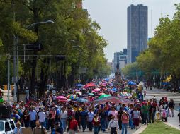 Los dirigentes organizaron los contingentes y anunciaron que al frente de la marcha estarán los profesores de Oaxaca. ARCHIVO /