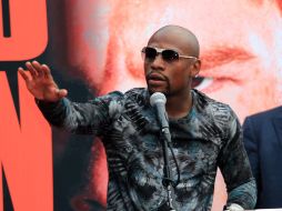 Floyd Mayweather Jr. garantiza una victoria económica el próximo 14 de septiembre ante Sául 'Canelo' Álvarez. MEXSPORT /
