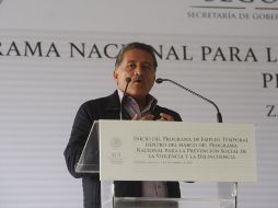 El secretario general de Gobierno de Jalisco, Arturo Zamora, estuvo presente en la presentación del programa. EL INFORMADOR /