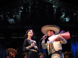 En 2004 Filippa Giordano cantó en la Plaza de la Liberación para festejar el 462 aniversario de Guadalajara. ARCHIVO /