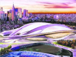 Tokio 2020 distribuyó esta imagen en la que proyectan que así lucirá parte del complejo olímpico. ESPECIAL /