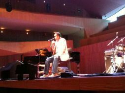 Vincent Gardner durante su conferencia. Tomada de @contrajazzymas en Twitter. ESPECIAL /