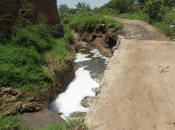 Autoridades de Tlajomulco realizaron labores de búsque del menor Miguel Ángel desde el sábado hasta la tarde del domingo.  /