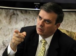 Marcelo Ebrard pide apoyo a los ciudadanos para crear un sentimiento de identidad que homologue a todos.  /