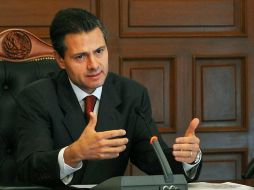 Peña Nieto reitera que su propuesta de reforma hacendaria está orientada a asegurar el bienestar de las familias mexicanas. NTX /