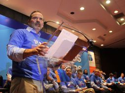 El líder del PAN, Gustavo Madero, criticó la propuesta de reforma hacendaria y señala que esta afectaría a la clase media. NTX /