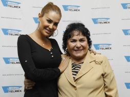 Ninel Conde fue la artista principal en la puesta en escena de ''Aventurera'', producida con Carmen Salinas (d). ARCHIVO /