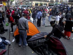 Buscaban instalar un campamento en las inmediaciones para exigir la construcción de vivienda popular. SUN /
