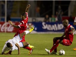 Aspecto de la acción de los jugadores. AP /