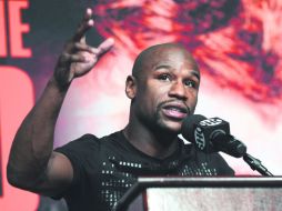 Rompe récords. Floyd Mayweather Jr. tendrá una bolsa garantizada de 41.5 millones de dólares. AP /