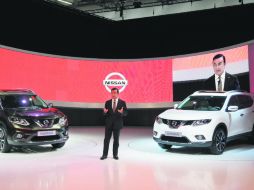 Nissan. Carlos Ghosn, jefe ejecutivo de la marca nipona, presentó la nueva generación de la X-Trail (Rogue en algunos mercados).  /