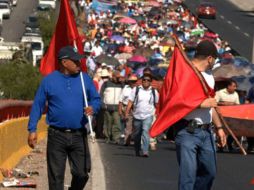 Las movilizaciones se dan en apoyo a los manifestantes de la CNTE en la Ciudad de México. ARCHIVO /