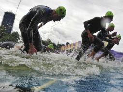 Londres alberga el Mundial de Triatlón, con cerca de 200 mexicanos en la salida del mundial de distancia sprint. ARCHIVO /