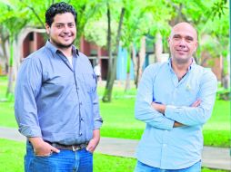 Miguel Aguirre, director de la Archademy,  y Enrique Páez, coordinador de la carrera de Ciencias de la Comunicación del ITESO. ESPECIAL /