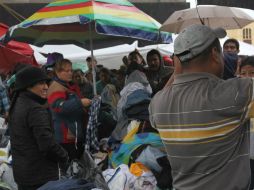 Maestros integrantes de la coordinadora prevén realizar un nuevo plantón en el Zócalo capitalino. NTX /