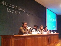 La agrupación realiza una charla con estudiantes del CUCEA.  /