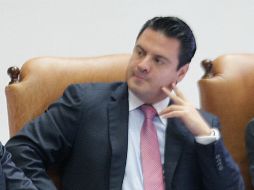 El gobernador Aristóteles Sandoval instaló hoy la mesa de coordinación.  /