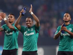 El Schalke 04 encontró facildades en el segundo tiempo para derrotar al Steaua Bucarest. EFE /