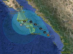 ''Manuel'' podría provocar lluvias intensas en Baja california, Sonora, Sinaloa y Nayarit. TOMADA DE @conagua_clima  /