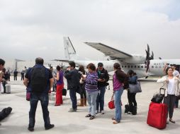 Algunos turistas han sido evacuados en aviones de la Marina Armada de México. ARCHIVO /