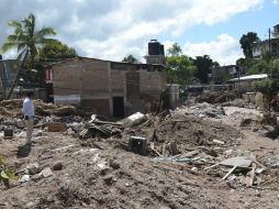 Guerrero se vio gravemente afectado tras el paso de ''Manuel''. AP /