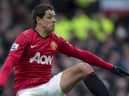 Javier Hernández no ha anotado ningun gol esta temporada. AP /