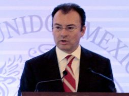 Luis Videgaray reitera que la reforma tiene un sentido social y es progresiva. ARCHIVO /