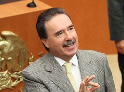 Emilio Gamboa hace acto de presencia en el foro de debate sobre las distinas iniciativas en materia energética. ARCHIVO /