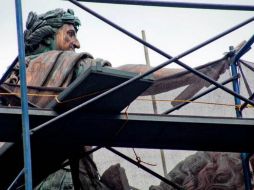 Reconocen que los responsables de la intervención violaron la Ley Federal sobre Monumentos. Foto: @Univ_Cultura. ESPECIAL /