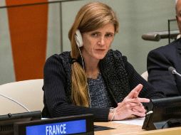 La embajadora Samantha Power llega a un acuerdo con su homólogo ruso para una resolución en Siria. AFP /