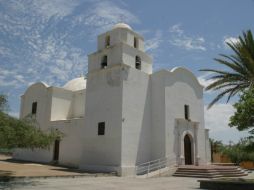 El INAH en coordinación con la Sedesol, restauran el templo de Ónavas, Sonora. ESPECIAL /